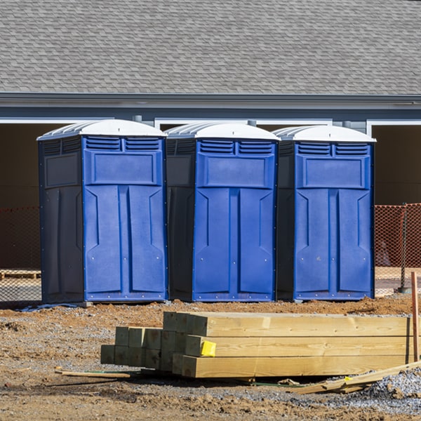 what is the cost difference between standard and deluxe porta potty rentals in Pickett